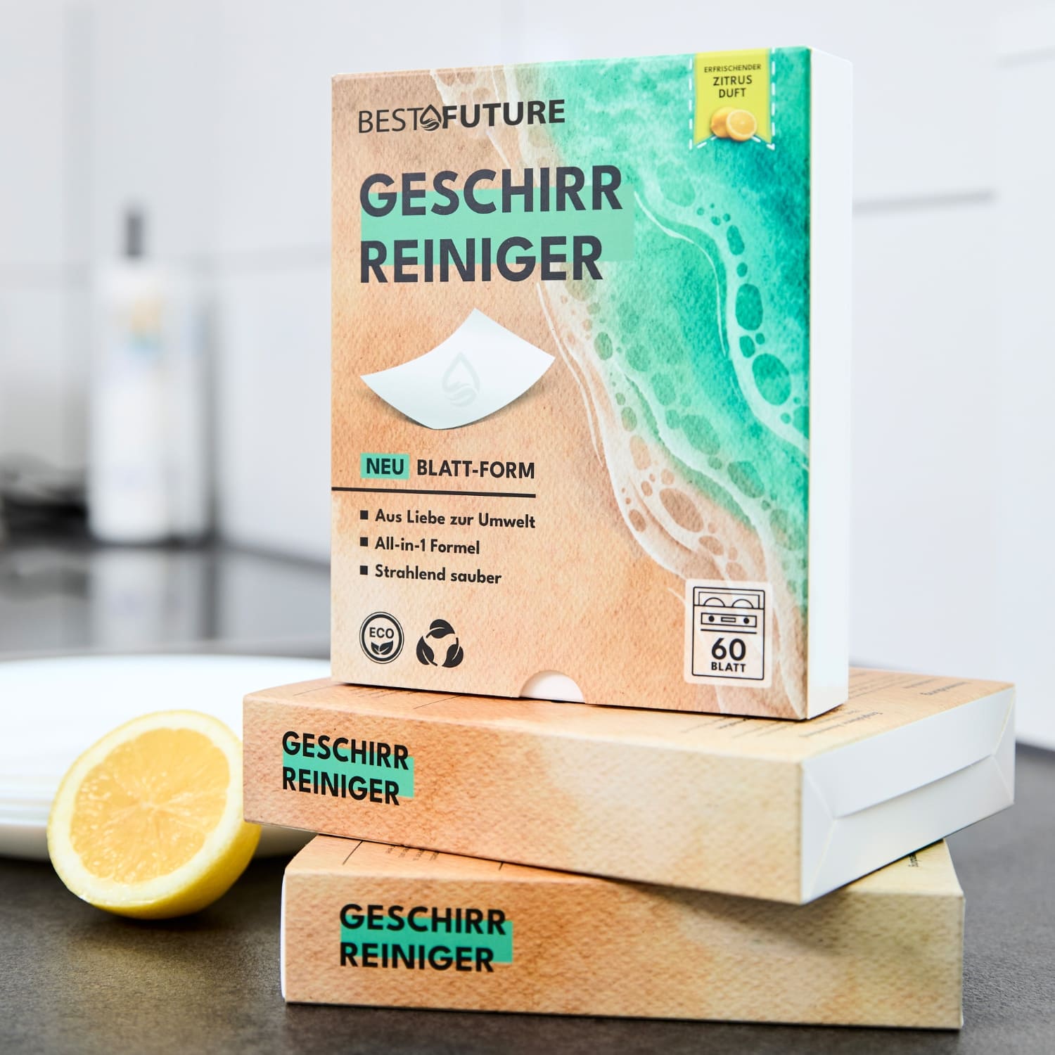 BestFuture® ECO Geschirrspül-Blätter – BESTFUTURE